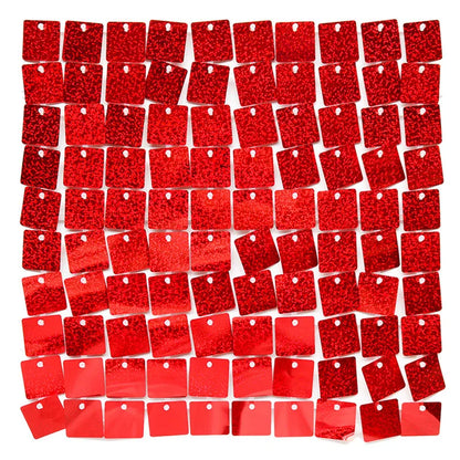 6-30Pcs Colorful Glitter Sequins Background Wall Panels Light Gold Square Shiny Panels Wedding Birthday Christmas Party Backd