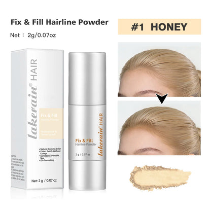 Waterproof Hairline & Root Concealer Pen – Instant Grey Coverage with Easy Blend Powder Stick for Normal Hair