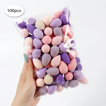 10/20/30/50/100Pcs Mini Makeup Sponge, Expands When Exposed to Water, Suitable for All Skin Types