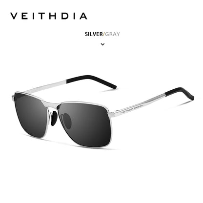 VEITHDIA Brand Men's Vintage Sports Sunglasses Polarized UV400 Lens Eyewear Accessories Male Outdoor Sun Glasses For Women V2