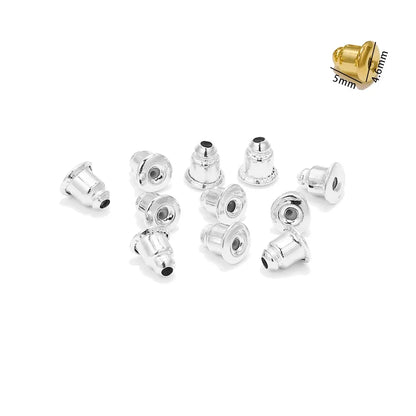 200-2000pcs Soft Silicone Rubber Earring Back Stoppers for Stud Earrings DIY Earring Findings Accessories Bullet Tube Ear Plu