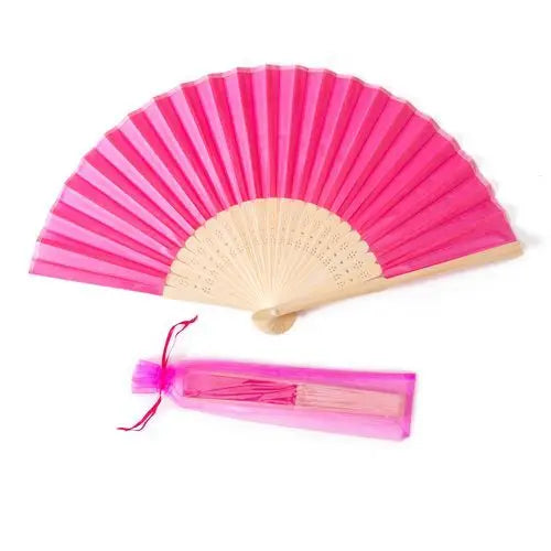 20pcs Personalized Engraved Silk Hand Fan Wedding Fold Fan Vintage Fans Customized Wedding Favor