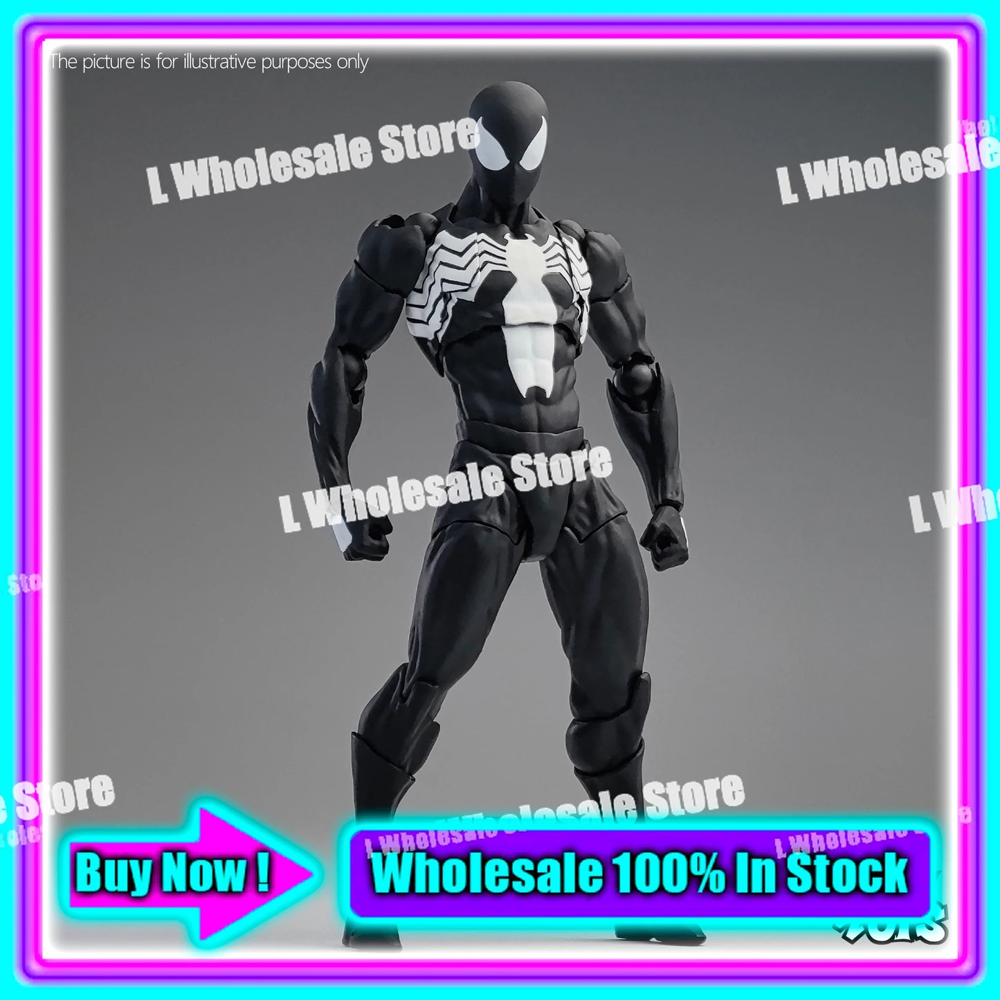 In Stock Mess Toys Superior Symbiote Scarlet Spider Ct Toys Spiderman Daredevil Batman Wolverine Anime Action Figure Gifts To