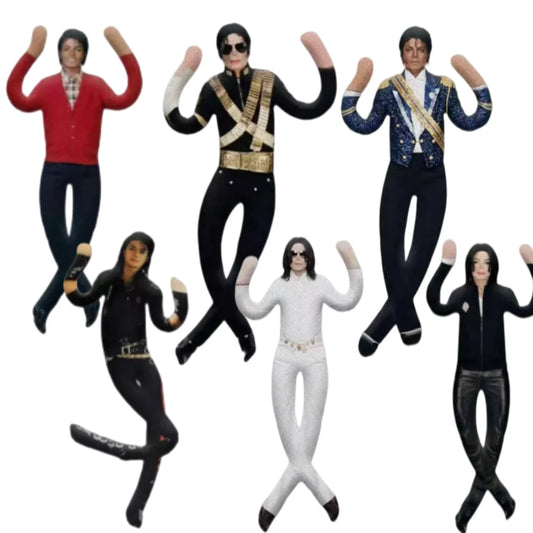 Michael Jackson Plush Stuffed Cosplay Doll, Abstract Movable Figure for Home Decor, Collectible Ornament & Creative Present f