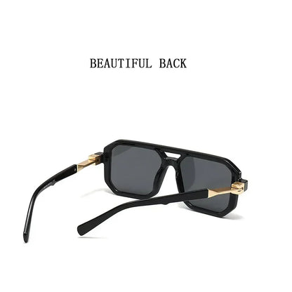 2025 Vintage Fashion Sun Protection Sunglasses for Men Square Shades Retro Flair Sunglasses Womens Trendy Shades Gafas De Sol