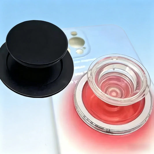 Magnetic Safe Ring Finger Expanding Stand Folding Mobile Phone Grip Holder Socket Pocket Support for iPhone Mac Samsung Xiaom