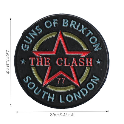 Vintage Rock Band Logo Enamel Pin Pack Classic Music Lapel Brooches for Fans - S7