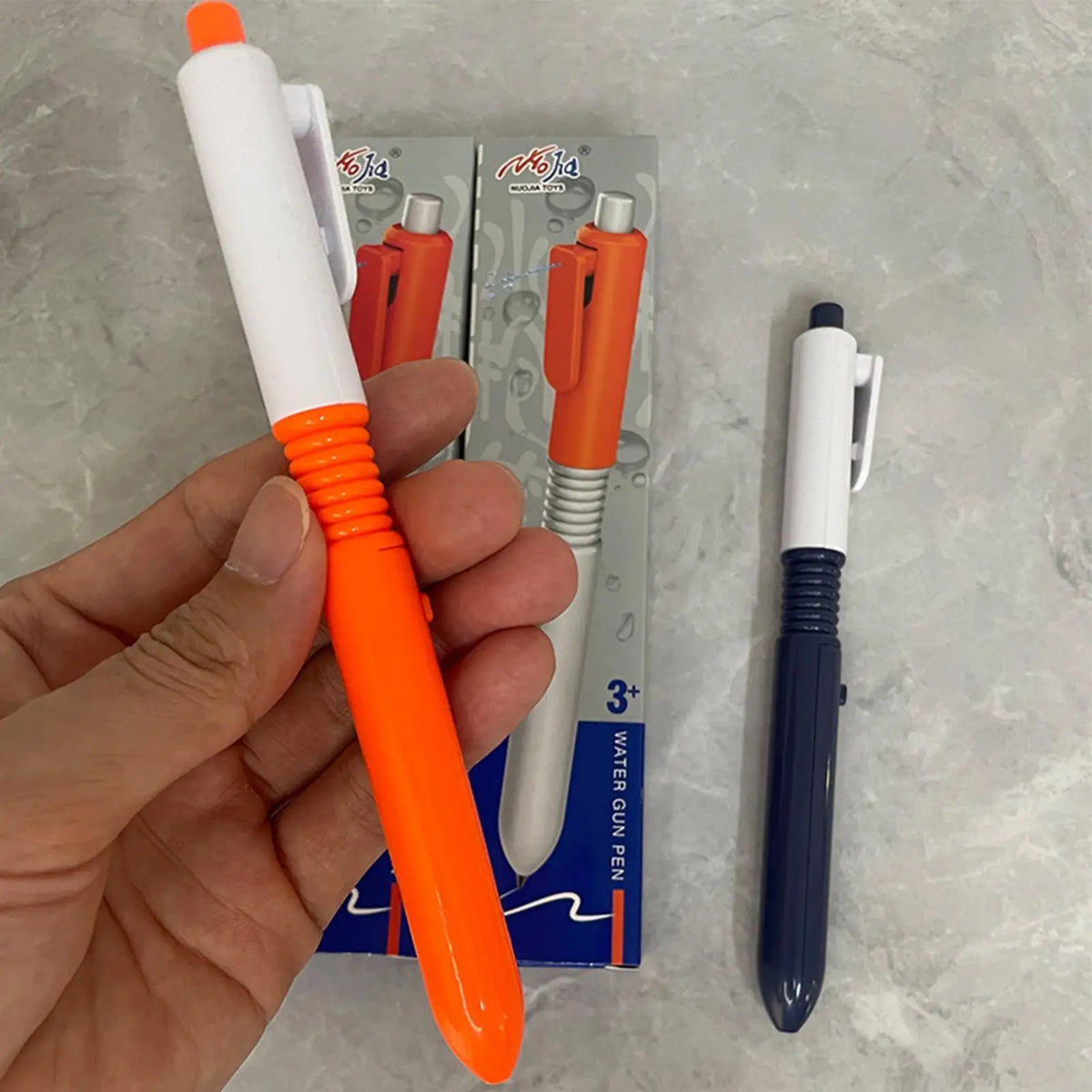 Parent-approved Water Toy Pen Water Spray Pen Back to School Gift 2 1 Funny Prank Retractable Toy Stress Relief Kids Pen