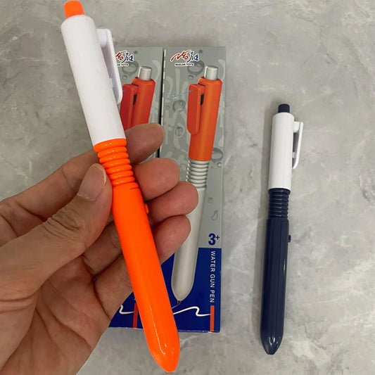 Parent-approved Water Toy Pen Water Spray Pen Back to School Gift 2 1 Funny Prank Retractable Toy Stress Relief Kids Pen