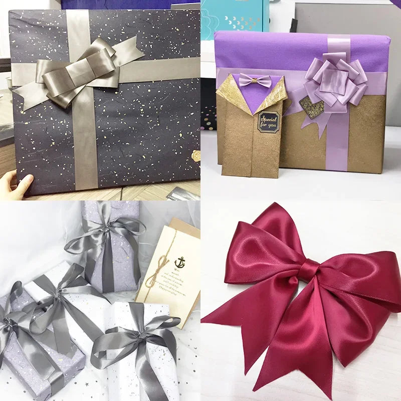 6/10/15/20/25/40/50mm Satin Ribbons DIY Artificial Crafts Wedding Party Supplies Handicraft Sewing Accessories Material 22met