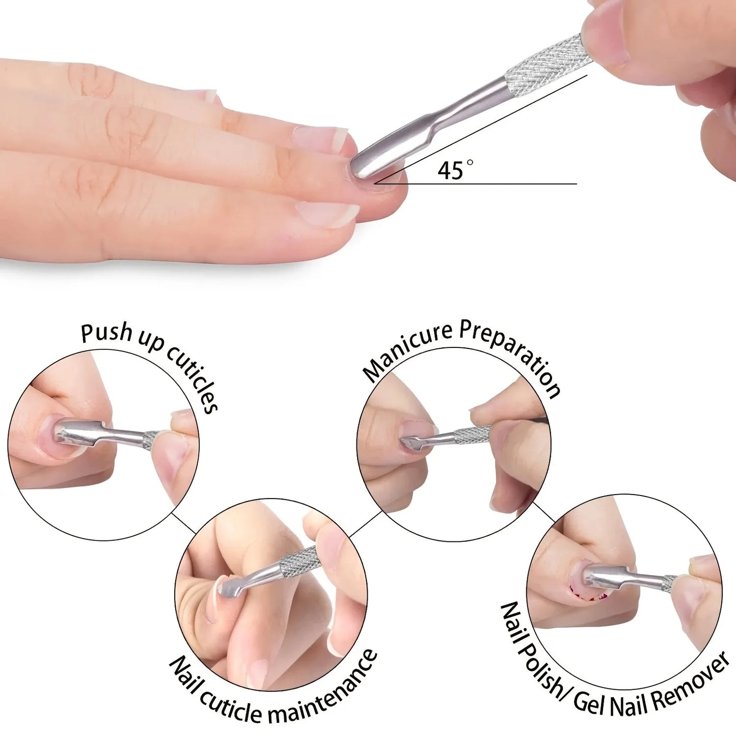 1/2/3pcs Nippers Nail Manicure Scissors Cuticle Clippers Trimmer Dead Skin Remover Pedicure Stainless Steel Cutters Tool Cuti