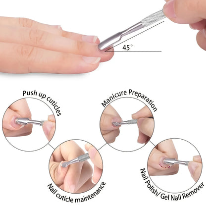 1/2/3pcs Nippers Nail Manicure Scissors Cuticle Clippers Trimmer Dead Skin Remover Pedicure Stainless Steel Cutters Tool Cuti