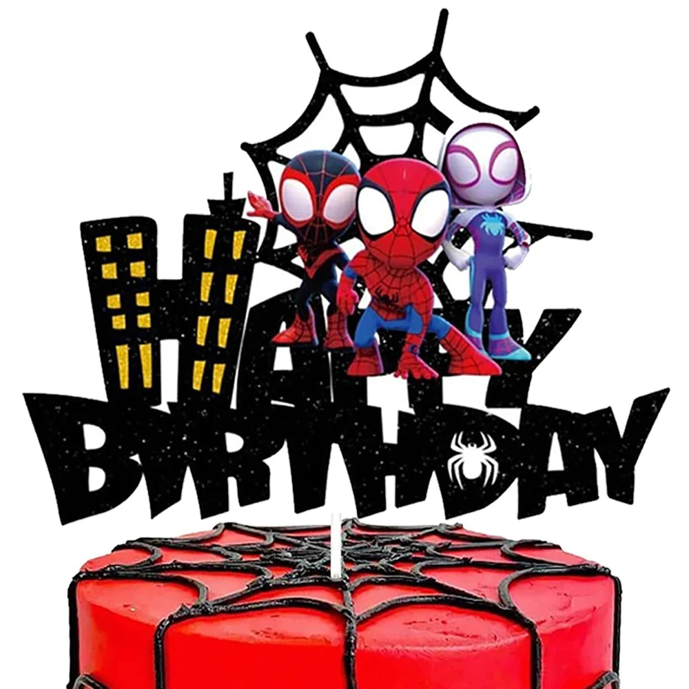 Cute Spider Party Favors Including Bracelet Goodie Bag Pinata Fillers Spider Surprise Favors for His Amazing Friends Party Gi