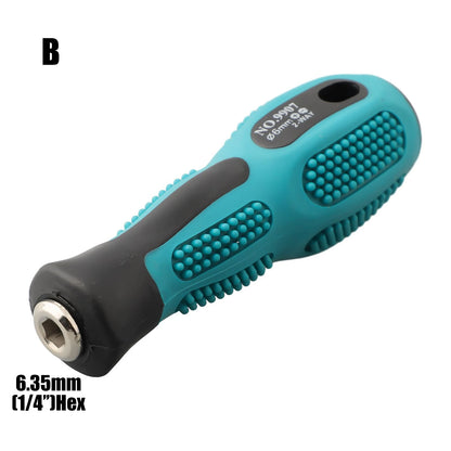 1PCS 6.35mm 4mm Hex 5mm Round Adapter Screwdriver Handle Screwdriver Bit Hand Shank Holder Multi Purpose Screwdriver Bit Hand