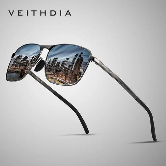 VEITHDIA Brand Men's Vintage Sports Sunglasses Polarized UV400 Lens Eyewear Accessories Male Outdoor Sun Glasses For Women V2