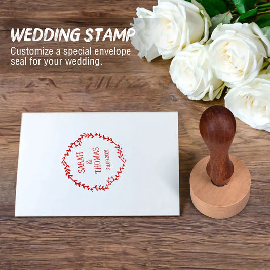 Wax Seal Stamp 26 Letter A-Z Set, Wooden Handle, Copper Head, For Envelopes, Invitations, Cards