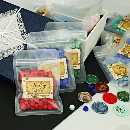 100pcs/bag Octagon Sealing Wax Beads For Seal Stamp, Handmake Embellishment Of Card Envelope, Fire Lacquer Sealing Wax
