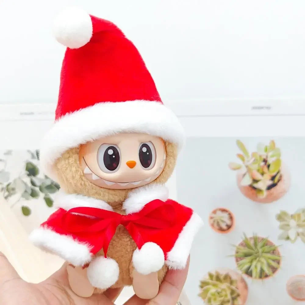 Mini Doll'S Clothes Outfit Accessories For Labubu Idol V1 V2 Christmas Cookie Man Sweater Hat New Year Clothes Gift - Hat  Ca