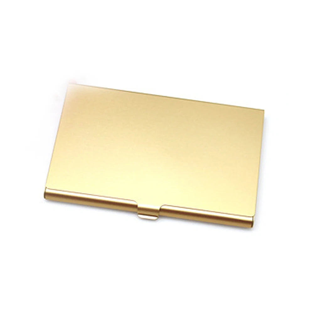 Business Card Storage Box Business Card Box Portable Credit Card Box Colored Metal Small Business Card Holder Aluminum Alloy 