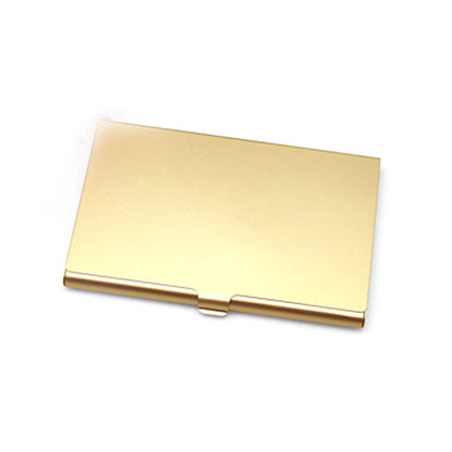Business Card Storage Box Business Card Box Portable Credit Card Box Colored Metal Small Business Card Holder Aluminum Alloy 