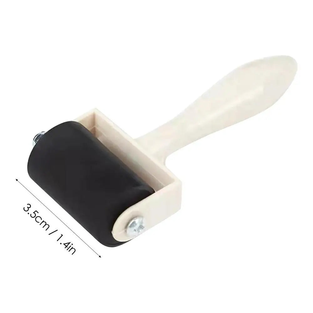 Professional Rubber Roller Brayer Ink Painting Printmaking Roller Art Craft Projects Ink Stamping Tool Paint Roller #W0 - A