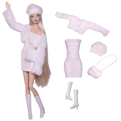 NK 29CM Doll Outfits For 11.5 Inch Doll Clothes Princess Doll Shoes For 1/6 Dolls Accessories Bar BI Doll Dress DIY Gift Toy 