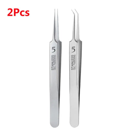 German Ultra-fine No. 5 Cell Pimples Blackhead Clip Tweezers Beauty Salon Special Scraping & Closing Artifact Acne Needle Too