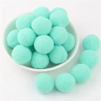Soft Pompom Fluffy Pompones Plush Craft Pom Poms Ball Furball mini 8mm to 30mm Pompon Christmas Decoration Kids Toys crafts -
