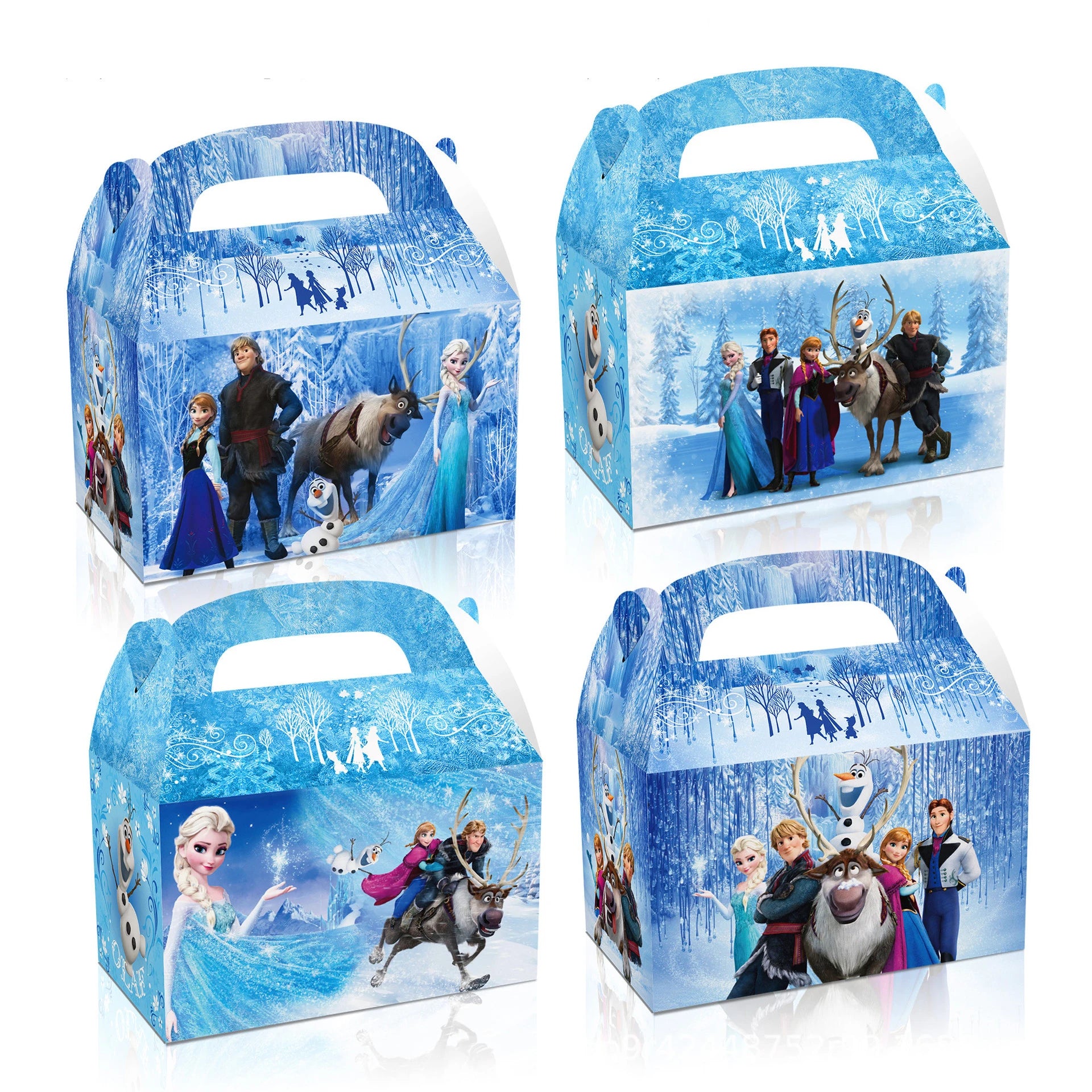 Frozens Princess Party Favors Includes Slap Bracelets Stickers Blowouts Gifts Bag for Girls Anna Elsa Birthday Party Decor Gi