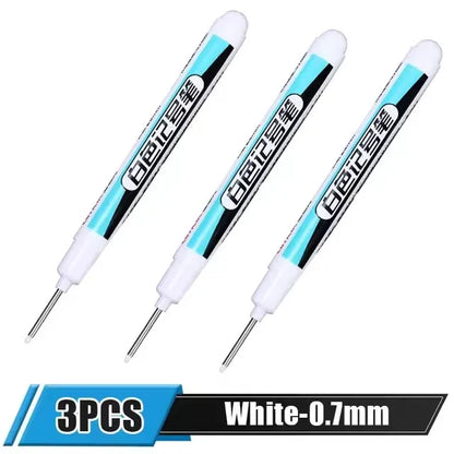 0.7/1.0/2.5MM White Permanent Marker Pens Markers Paint Pen For Wood Plastic Leather Glass Stone Metal Art Painting Supplies