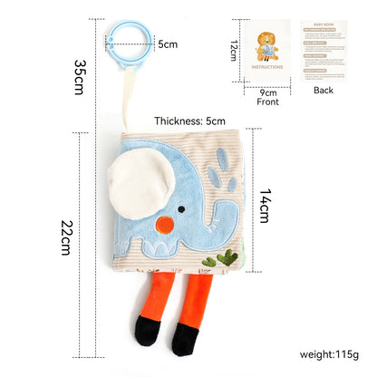 Montessori Cloths Toys Magic Cotton Animal Tissue Box Kids Finger Exercise Cloth Busy Box Toys Baby Educational Activity Sens
