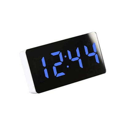 Multifunctional Mirror Table Clock Digital Alarm Snooze Display Time Night LED Light Desk Desktop Home Decor Gifts for Childr