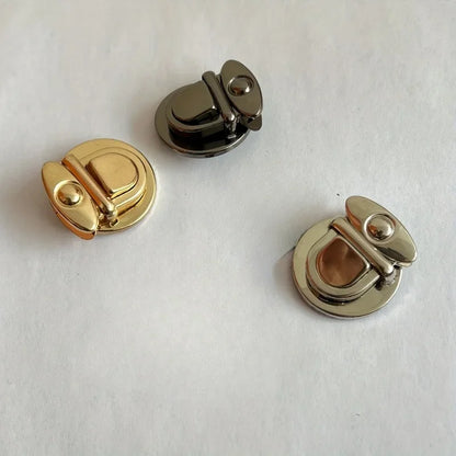 5Pcs Women's Lock Clasp - DIY Craft Hand Bags Clasp - Metal Snap Clasp Locks - Wallet Fasteners - Wallet Buckle