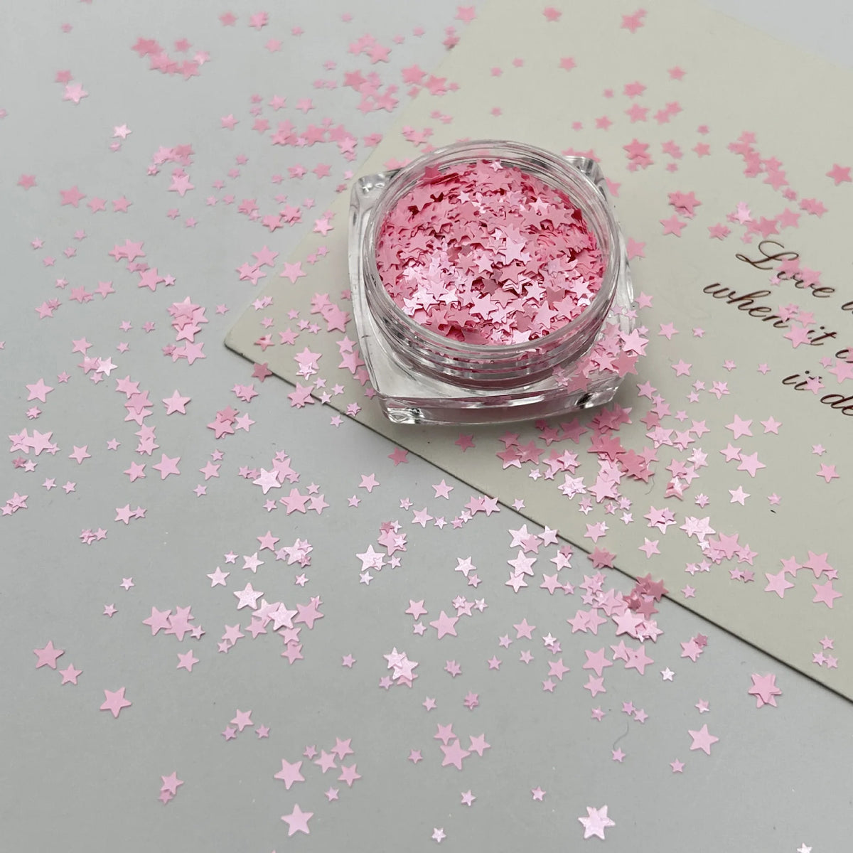 Mixed Star Nail Glitter Accessories Size Mixed Silver Pentagram Mini Color Ultra-thin Nail Patch Decoration