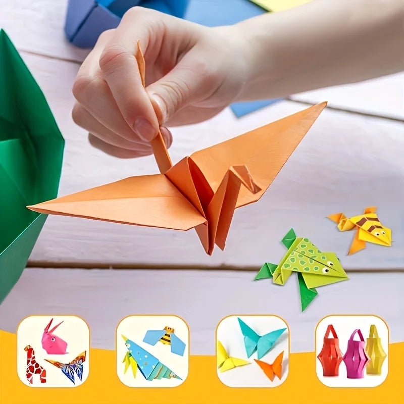108 pieces of creative origami set -54 unique designs suitable for DIY crafts and educational activities