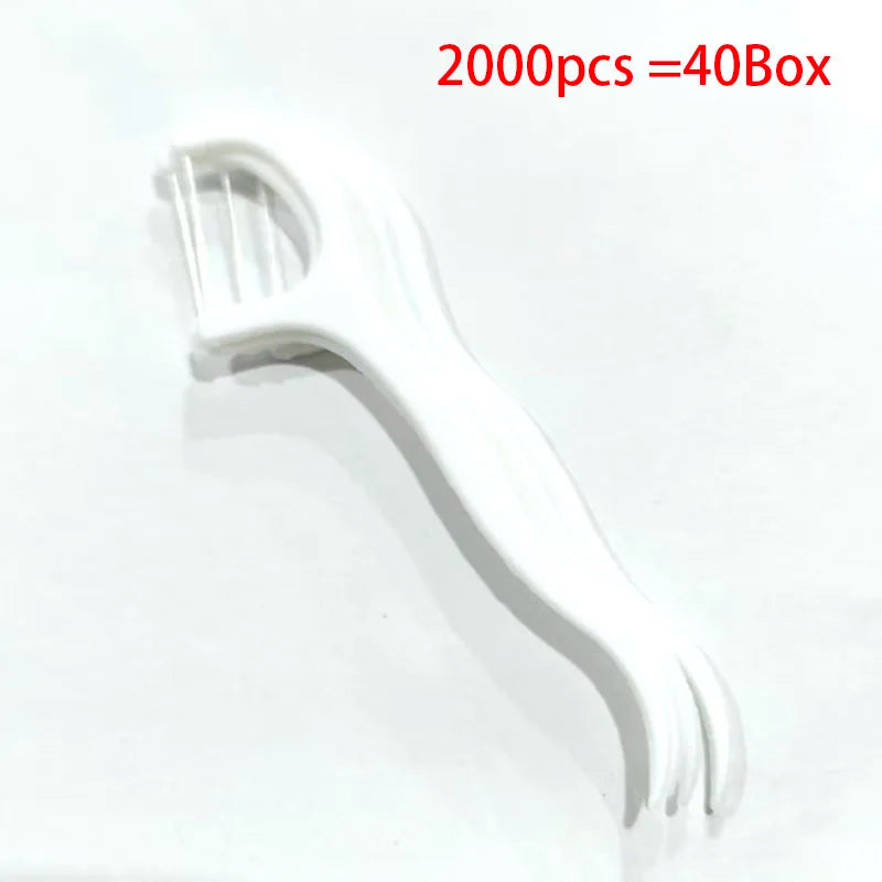 50pcs Dental Floss, Deep Cleaning Dental Floss For Proper Oral Care, Portable Disposable Dental Floss Picks For Travel Daily 