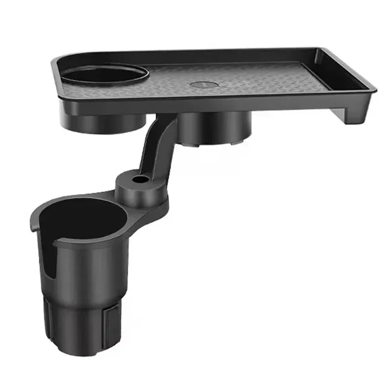 Universal Car Cup Holder Tray - 360 ° Rotating Adjustable Dual Cup Organizer