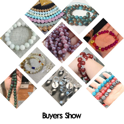 Natural Stone Beads 4 6 8 10mm Tiger Eye Lava Amazonite Turquoises Agates Jaspers Beads For Jewelry Making DIY Bracelet Neckl