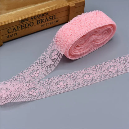 Lace Trim, 10 Yards High Quality Lace Tape, 40MM Wide Embroidered Trim for Sewing, DIY Crafts, Scrapbooking Projects, Gift Wr