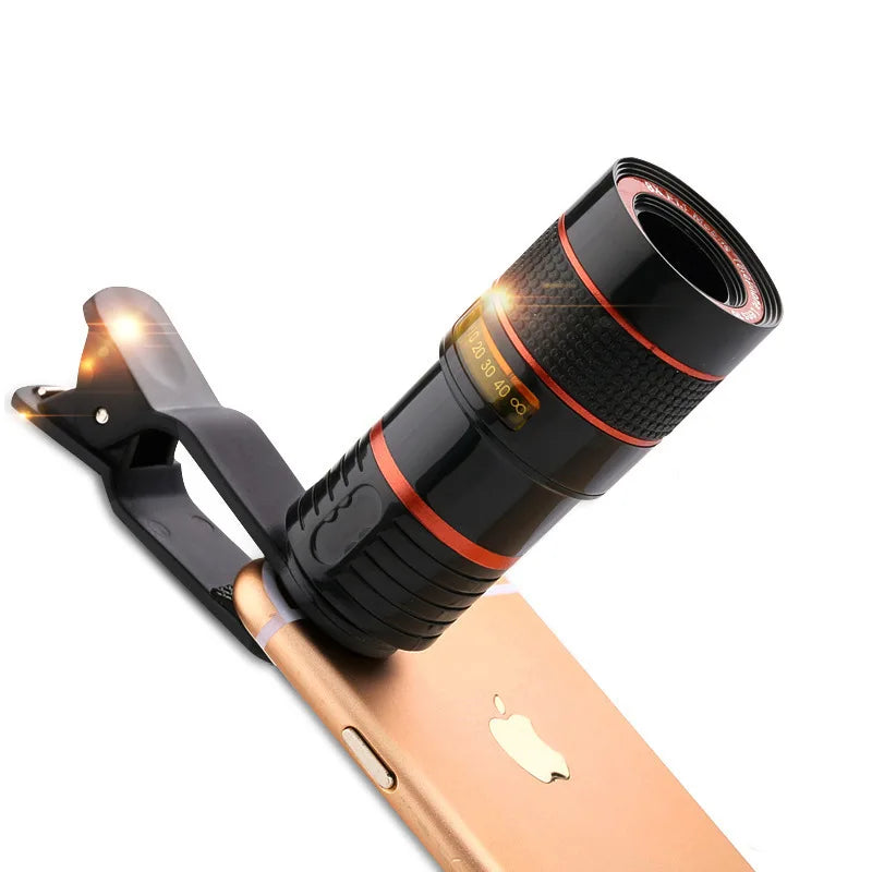 Telephoto Phone Lens Camera Universal Zoom Lens High Definition Focusing Effect Photography Large Light Transmission High Col