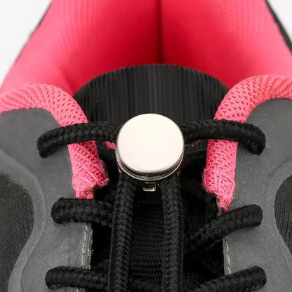 6-Pack No-Tie Shoelace Locks: Spring-Loaded & Easy Install for Athletic and Casual Shoes