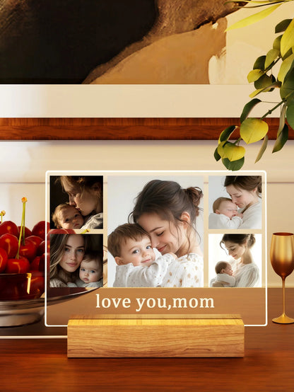 Custom photo asymmetric 3D light decoration bedroom nightlights, holiday decorations, gifts for friends and family