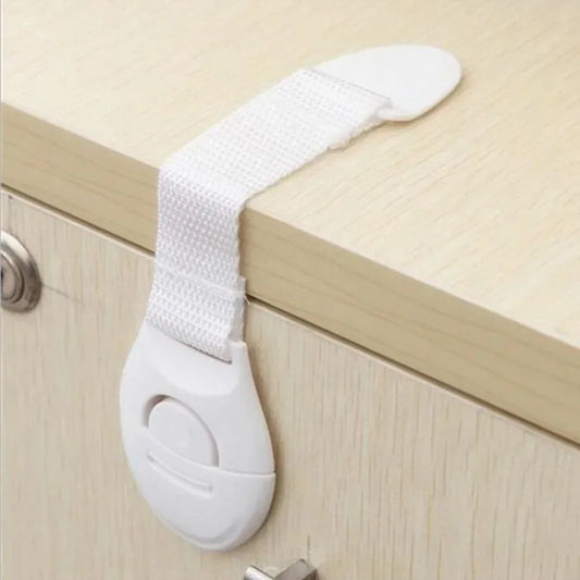 10pcs lot For Baby Furniture Door Drawer Lock Refrigerator Safety Locks Child Proof Infant Protector Brown Cabinet Safety Loc