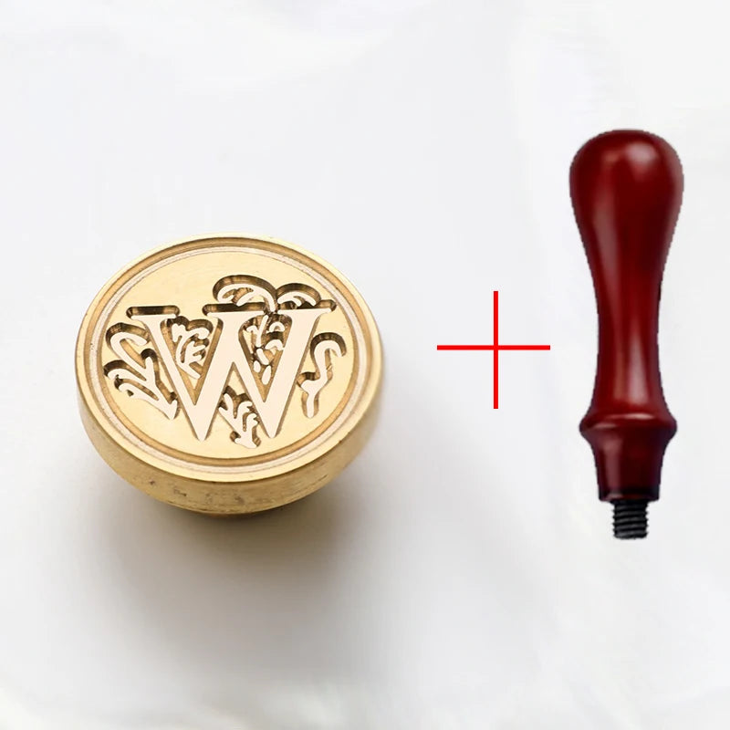 2PCS clear sealing stamp head wax seal craft supplies wax seal stamp and handle stamp scrapbooking supplies craft HCZ0106 - H