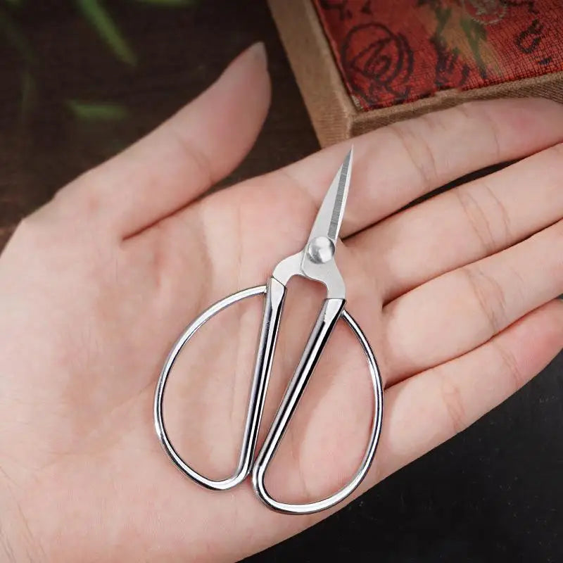 Mini Stainless Steel Scissors Vintage Tailor Scissors Durable Embroidery Scissors Fabric Thread Cutter Craft Tool For Sewing 