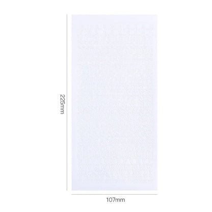 1 Sheets Journaling Stationery Stickers PVC Letter Number Greeting Card Decoration Scrapbooking School Supplies - 7