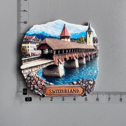 Switzerland Tourist Souvenir Fridge Magnets Jungfraujoc Luzern Zermatt Zermatt Geneva Bern Basel Interlaken Home Decor Sticke
