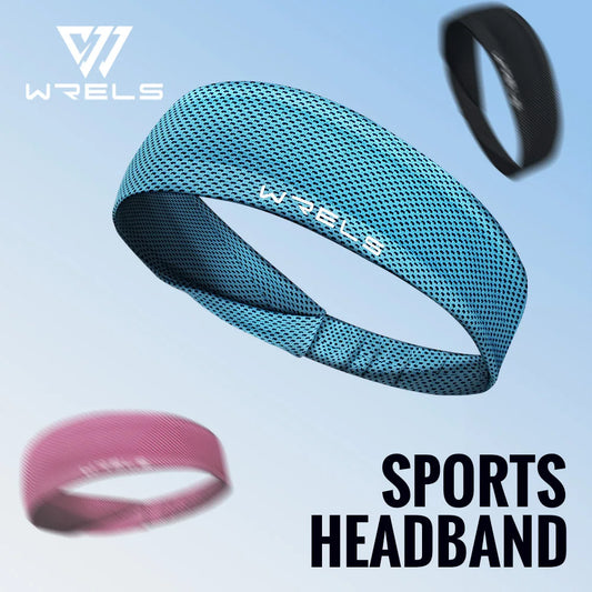 Summer Sport Headband Breathable Fitness Sweatband Non Slip Elastic Tennis Headband Sweat Wicking Lightweight Running Hairban