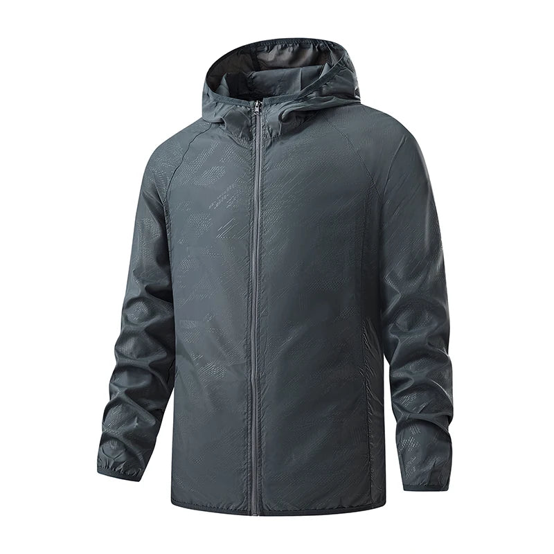 LNGXO Waterproof Hiking Jackets for Men and Women Sun Protection Windbreaker Camping Climbing Rain Coat Unisex Portable Cloth