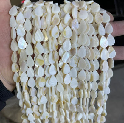 Natural Shell Beads Irregular Shape Smooth Beads Loose Spacer Bead For Jewelry Making Diy Earrings Necklace Accessory Finding